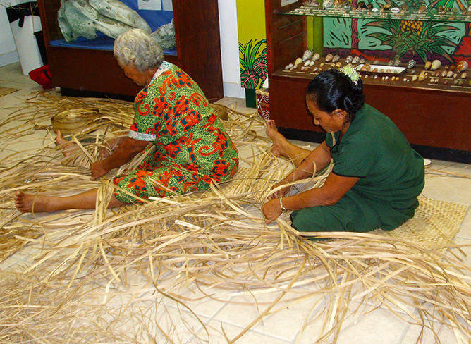 Weavers of fine mats