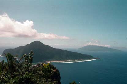 The Manu'a Islands, Olosega and Ta'u.