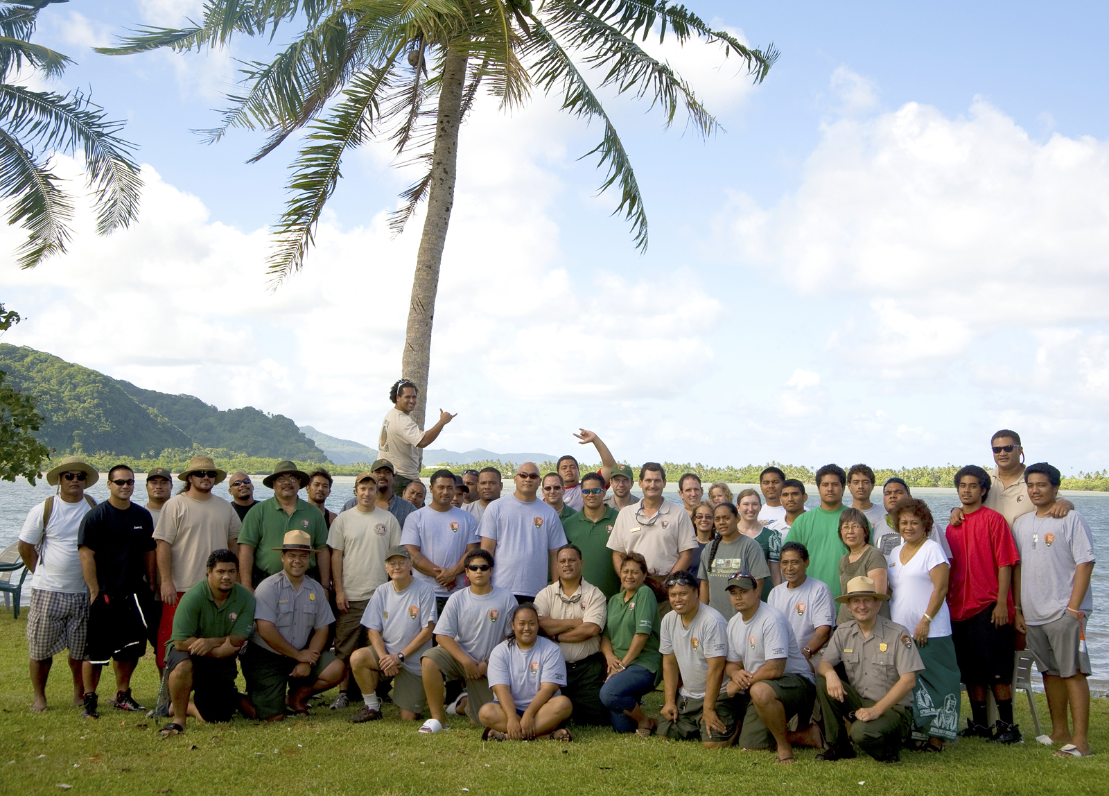 Photo of the National Park of American Samoa's staff.