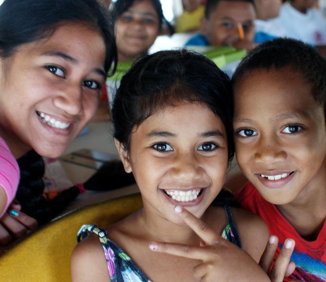 Children enjoying in one of our park programs.