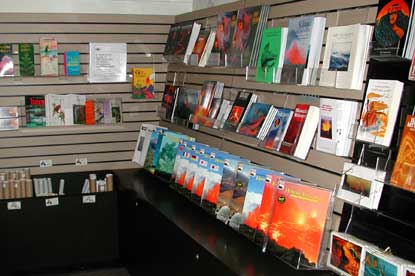 Hawaii Natural History Association sales counter at Kilauea.
