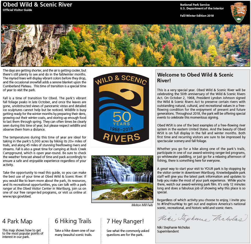 2017 OBED Fall Winter Newspaper Front Page 2017 OBED Fall Winter Newspaper Front Page