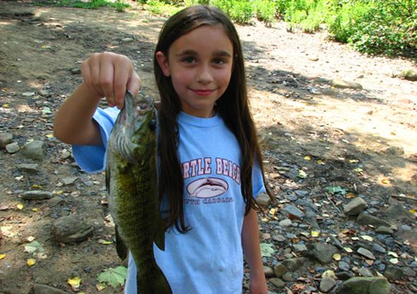 Obed Fish With A Ranger Picture