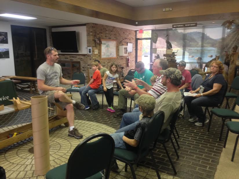 room of folks learning about craft