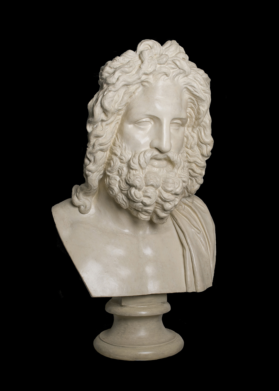 A 19th century plaster copy of a Roman sculpture in the Vatican Museums' collection. A 19th century plaster copy of a Roman sculpture in the Vatican Museums' collection.
