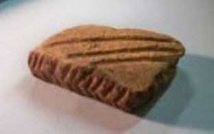 A pottery shard from the Late Archaic Subperiod
