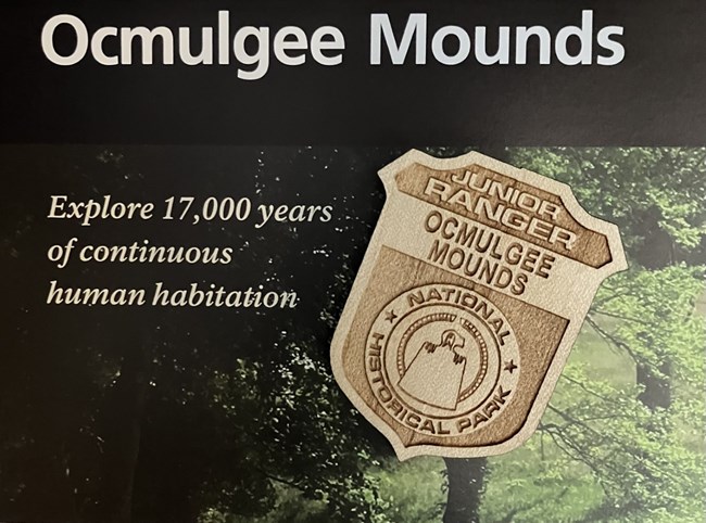 Ocmulgee Mounds Junior Ranger Badge