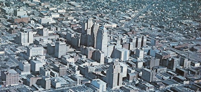 Downtown Oklahoma City c.1950's Downtown Oklahoma City c.1950's