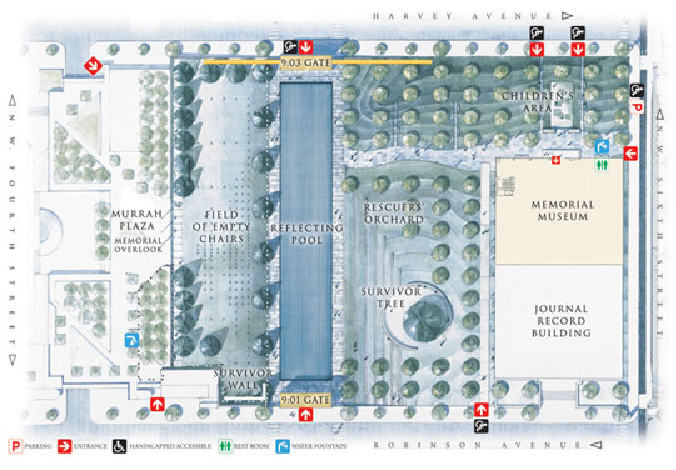 Outdoor Symbolic Memorial Map