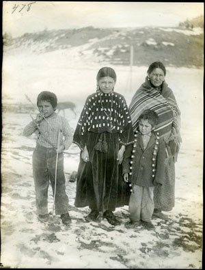 Native American family