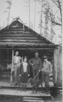 Grant Humes and others on the porch of Humes Ranch in 1926 Grant Humes and others on the porch of Humes Ranch in 1926