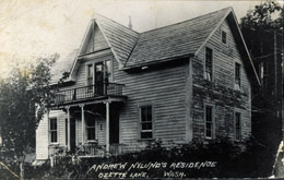 Historic photo of the Anders Nylund home built around 1904 Historic photo of the Anders Nylund home built around 1904