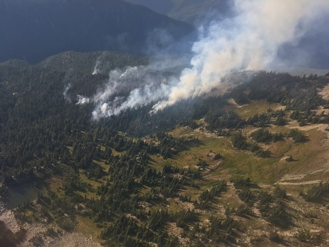 Wildfire at Mt. Dana