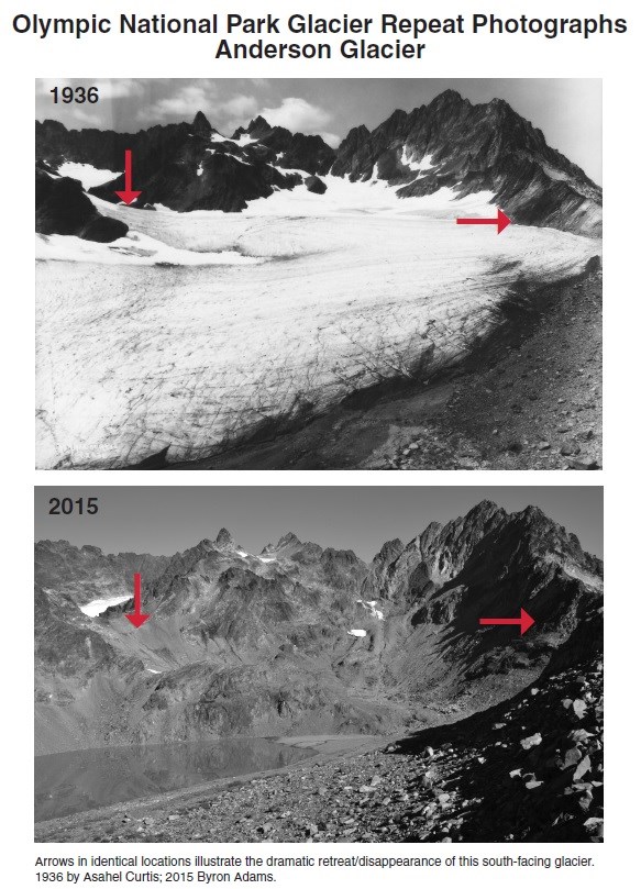 Anderson Glacier pair, 1936-2015