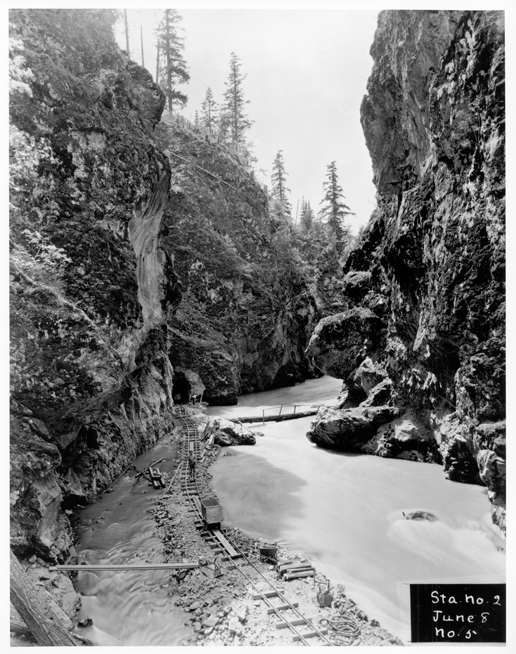 Glines Canyon before dam construction
