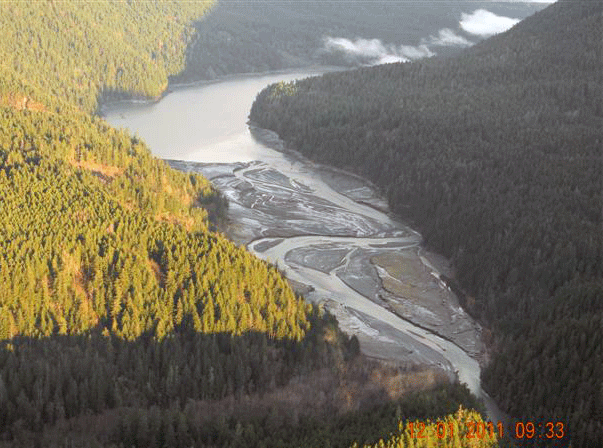 upper lake mills from the air