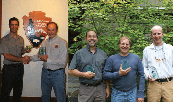 The Olympic National Park Team is presented with the Recovery Champions Award