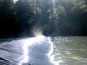 Fish weir on the Elwha