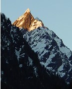 sharp, craggy, snow-covered peak sharp, craggy, snow-covered peak