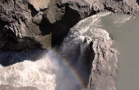 Glines Canyon Dam in September