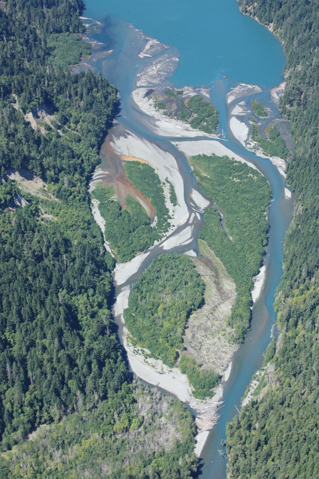 lake mills delta aerial north