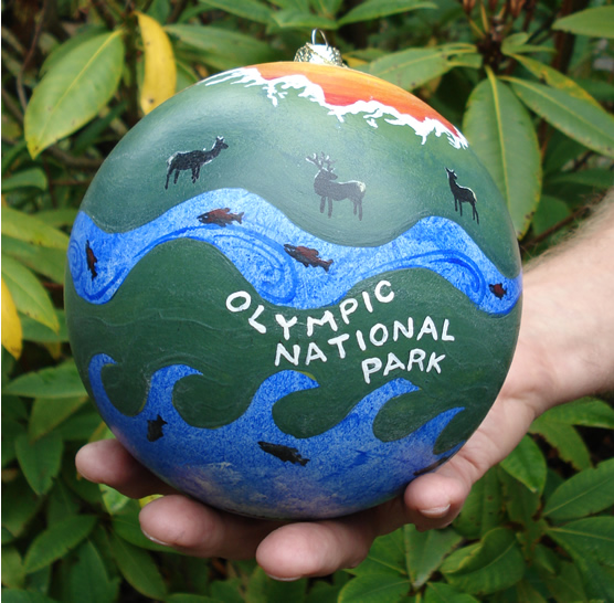 Olympic National Park Christmas ornament