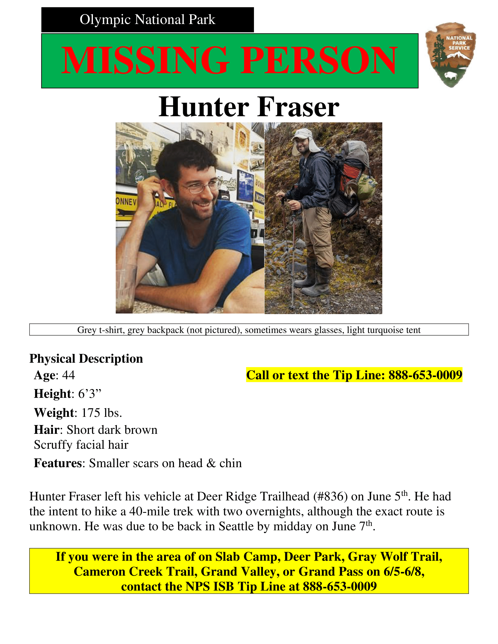 Missing Person Poster