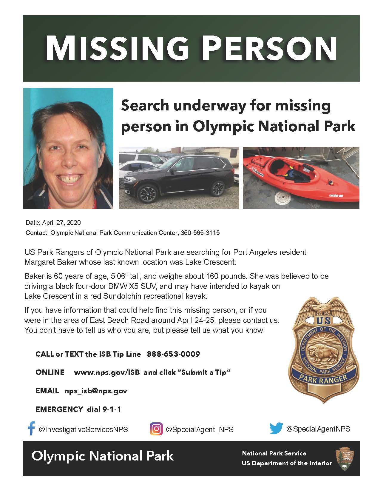 Missing Person Poster Missing Person Poster