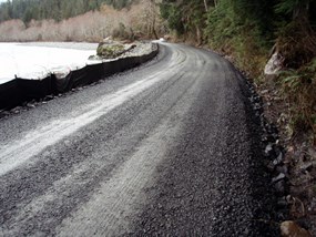 completed repairs to Quinault South Shore Road