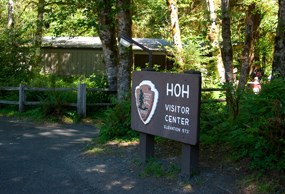 Hoh Rain Forest Visitors' Center, photo by Henry Meyer