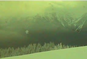 mountains with snow