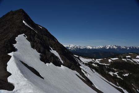 Badger Valley snow capped mountains