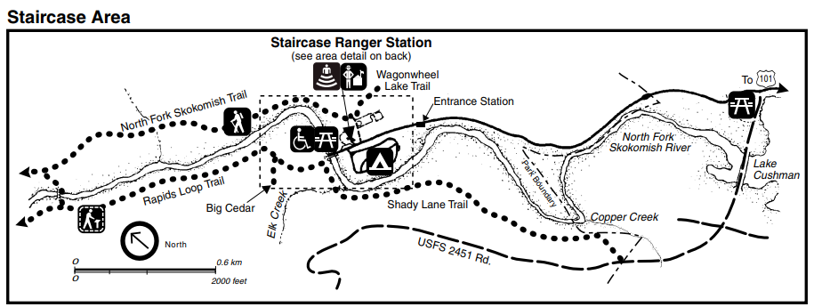 Staircase Area Brochure Olympic National Park U.S. National Park Service