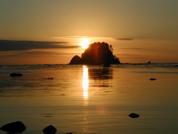 Cape Alava at Sunset