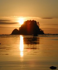Sunset over Cape Alava Sunset over Cape Alava