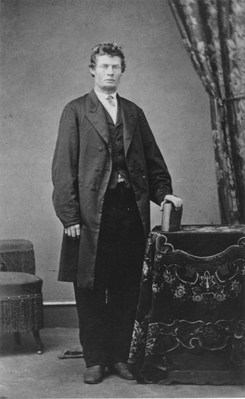 Elijah Davidson, when he was a younger man Elijah Davidson, when he was a younger man