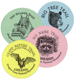 Collect all four Junior Ranger trail buttons! Collect all four Junior Ranger trail buttons!