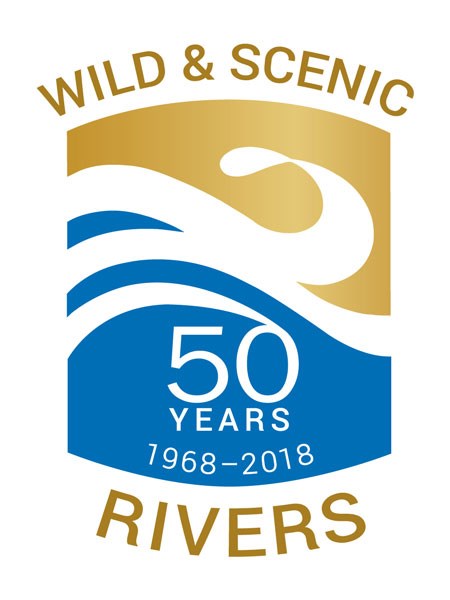Wild and Scenic River 50th Anniversary Logo