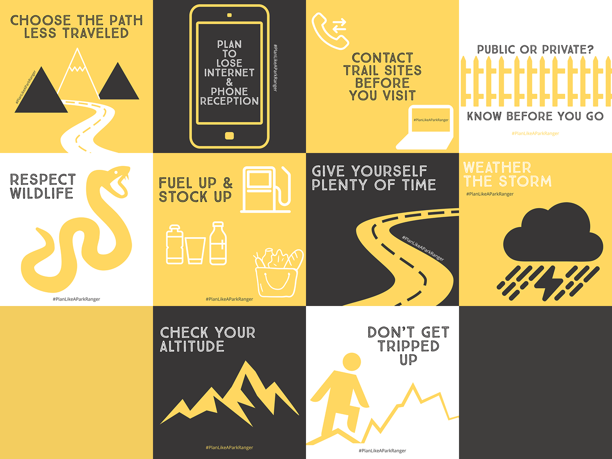 OREG Plan Like a Park Ranger Icons OREG Plan Like a Park Ranger Icons