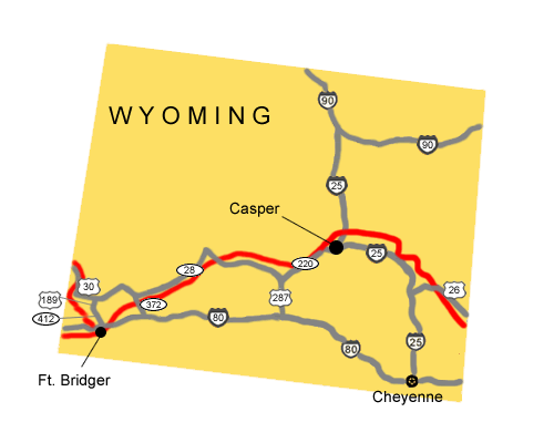 wyoming auto tour route