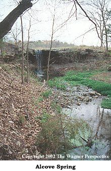 Photo image of Alcove Spring. Photo image of Alcove Spring.
