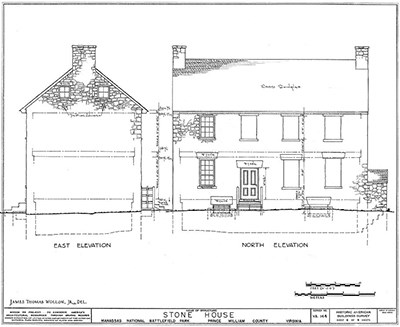 The Stone House Drawings Elevation drawings for the Stone House