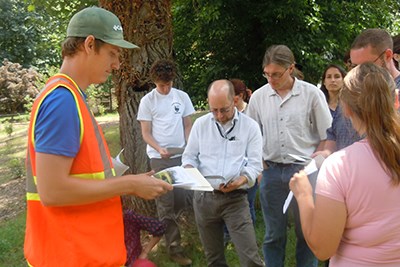 Natural Resources staff hold planning meeting at Rock Creek Park