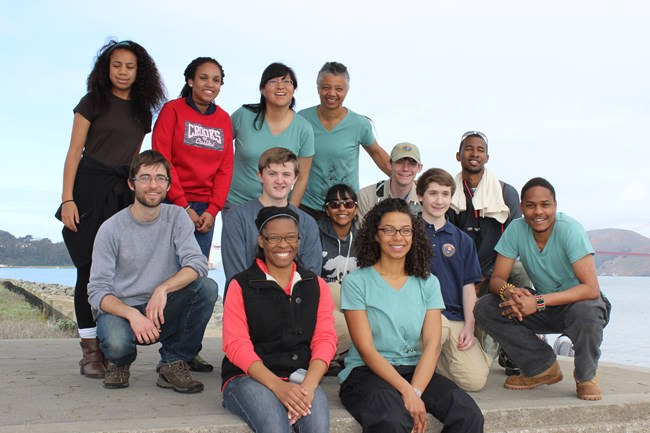 A group of students celebrating BioBlitz
