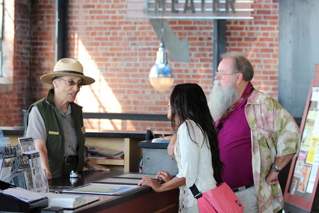 Park Ranger at the Rosie the Riveter Visitor Education Center.