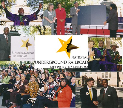 Launch of the Network to Freedom A collage of original images from the launch of the Network to Freedom program in Philadelphia, PA.
