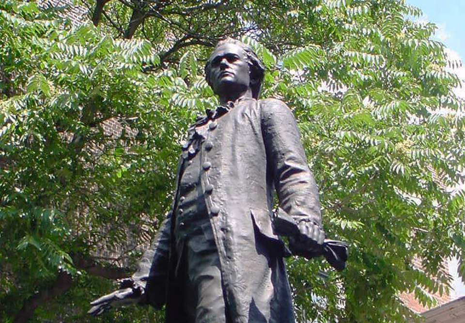 HAGR Statue Statue of Alexander Hamilton