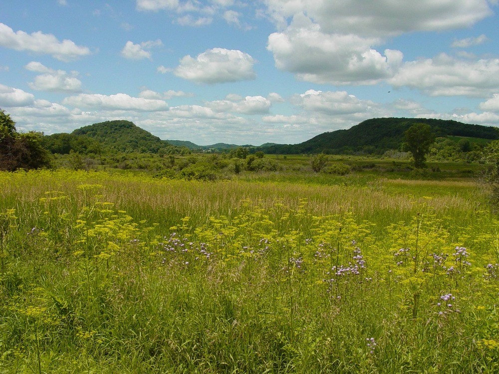 A view from the Ice Age National Scenic Trail in Wisconsin.