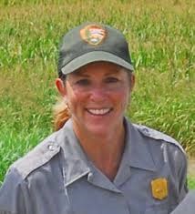 Image of Joy Beasley in uniform with grass background