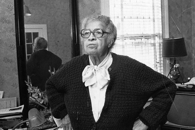 Modjeska Simkins photographed inside her home on Marion Street, November 13, 1984.